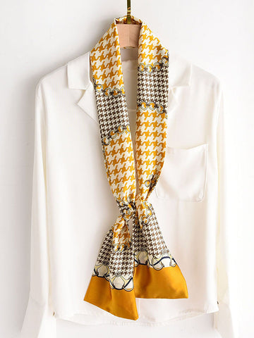 Houndstooth Printed Sun Protection Shawl&Scarf