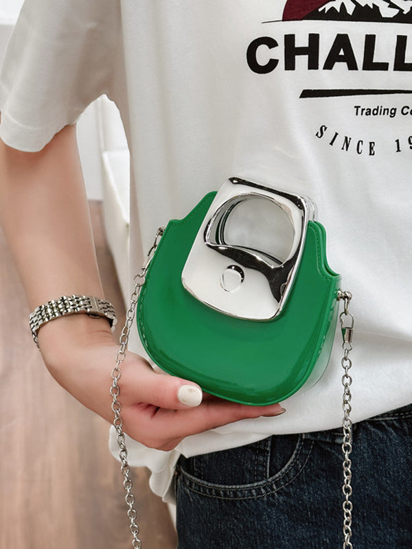 Chains Satchels Crossbody Bags