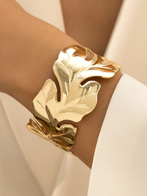 Geometric Shiny Solid Color Split-Joint Bracelet Accessories