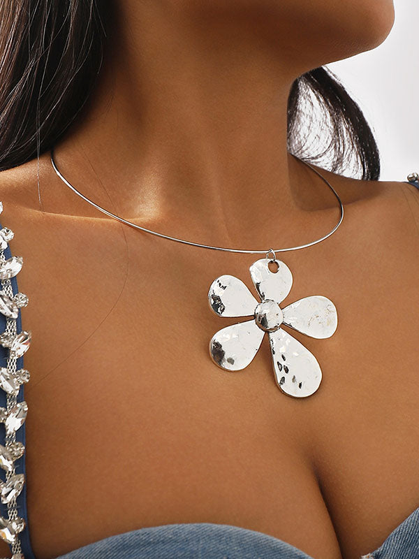 Flower Shape Necklaces Accessories