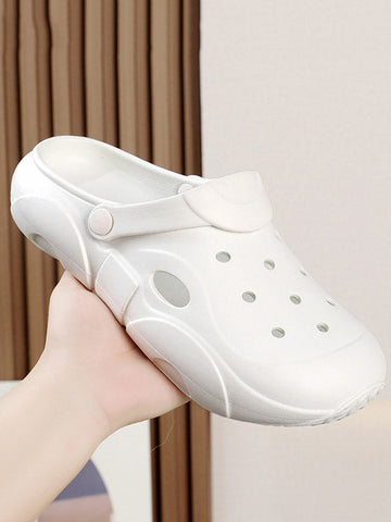 Hollow Sandals Platform Shoes Crocs