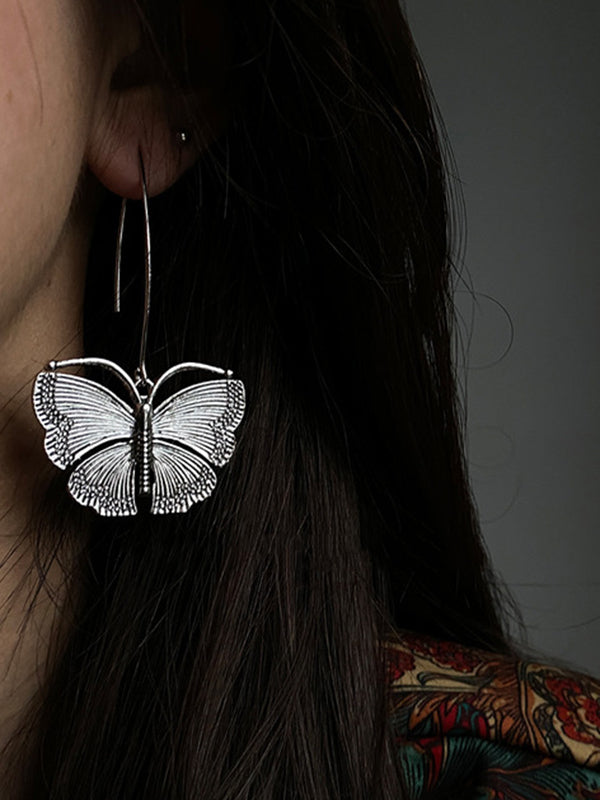 Butterfly Shape Drop Earrings