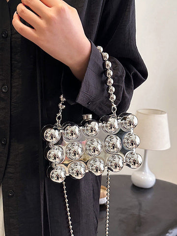 Beaded Geometric Shiny Handbags Crossbody Bags Bags Accessories