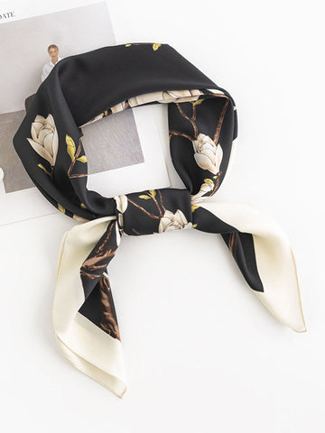 Flower Print Scarf