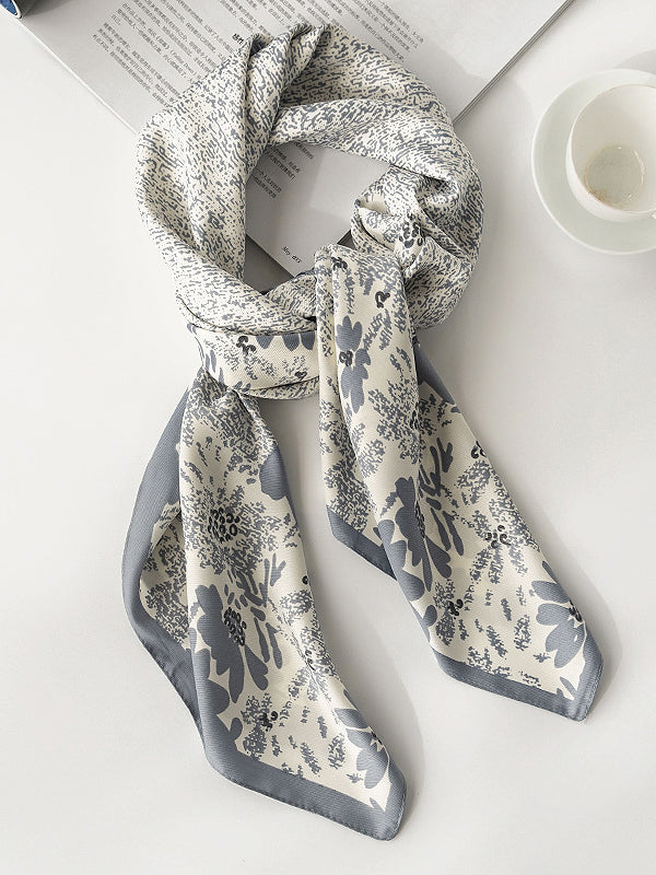 Flower Print Scarf