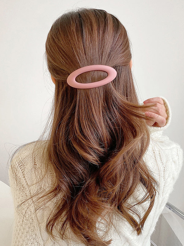 Geometric Hollow Hair Clips