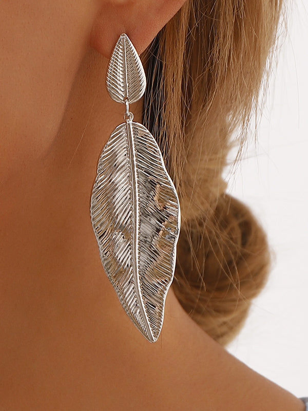 Leaves Shape Drop Earrings