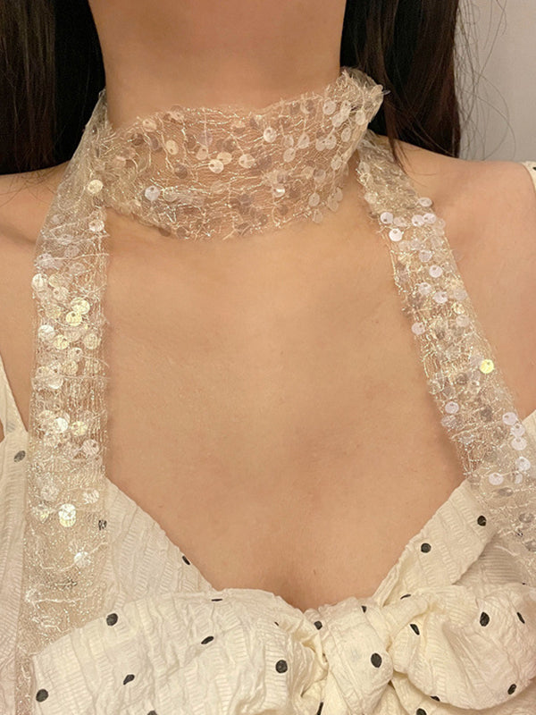 Hollow Sequined Necklaces Accessories