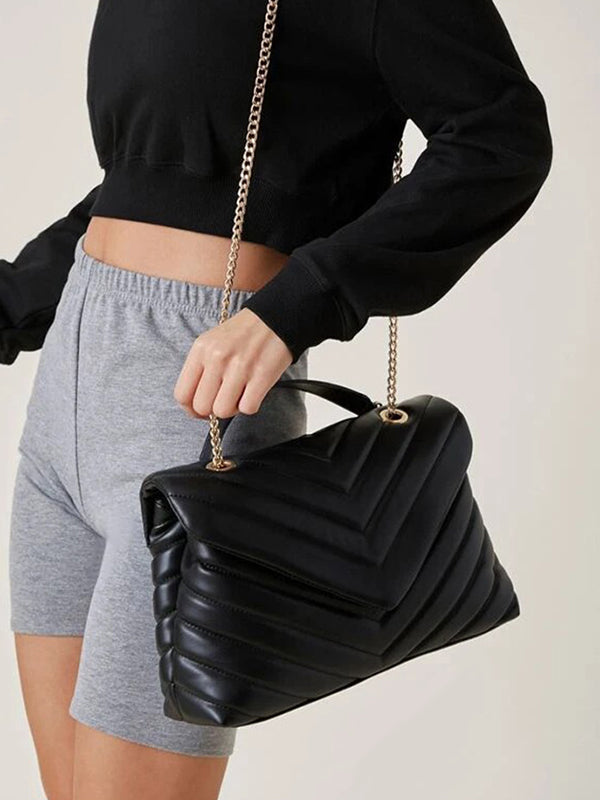 Chains Split-Joint Handbags Shoulder Bags