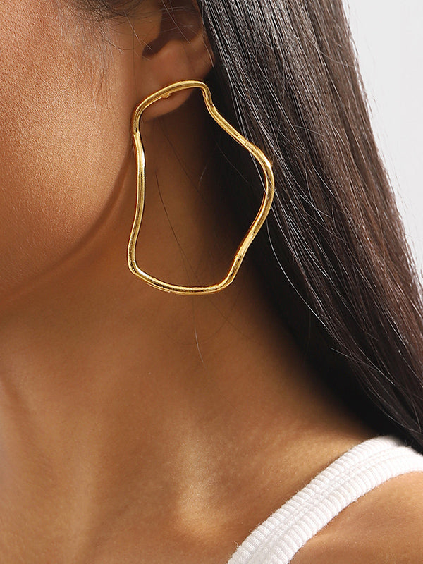 Geometric Normcore Drop Earrings