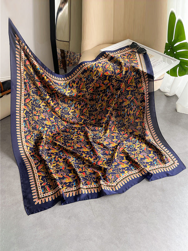 Flower Print Sun Protection Shawl&Scarf