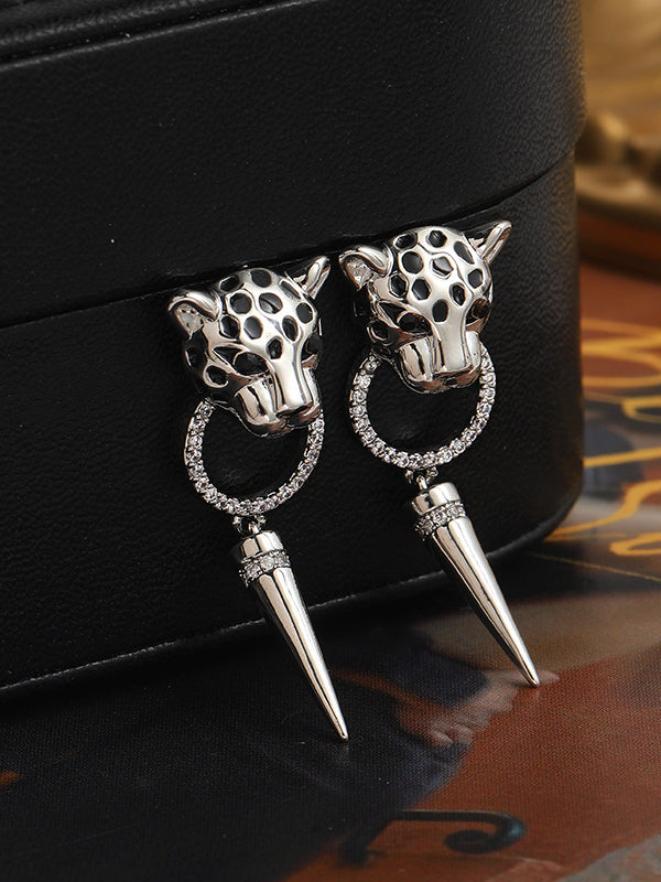 Geometric Leopard Earrings Accessories Eardrop