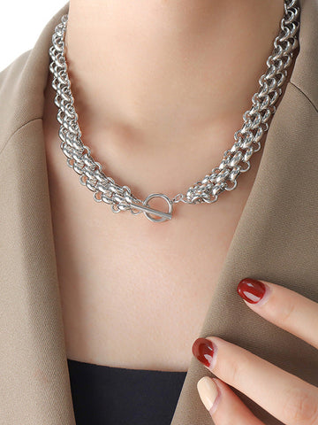 Chains Solid Color Necklaces Accessories Dainty Necklace