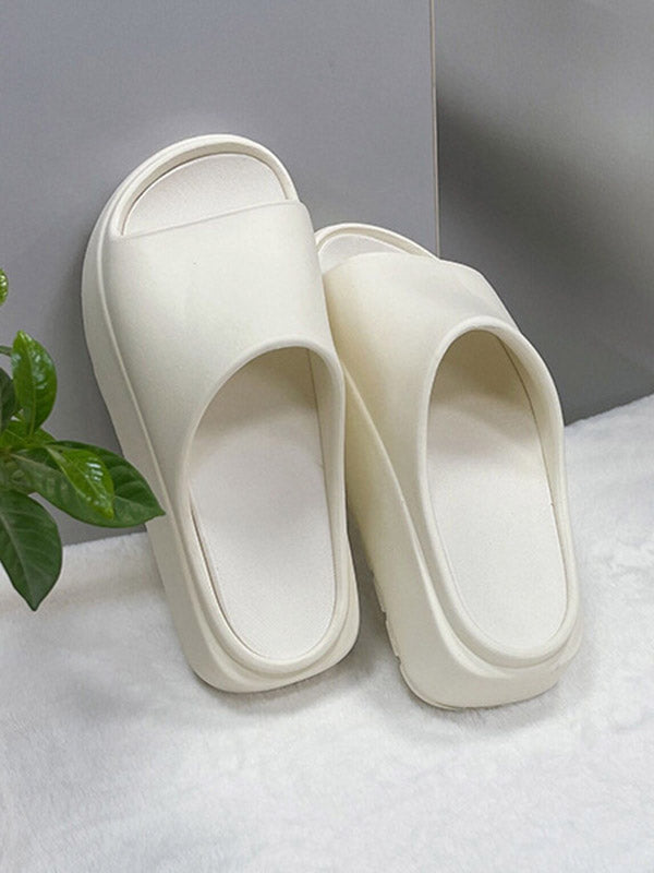 Open Toe Slippers Platform Shoes