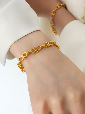 Chains Solid Color Bracelet Accessories