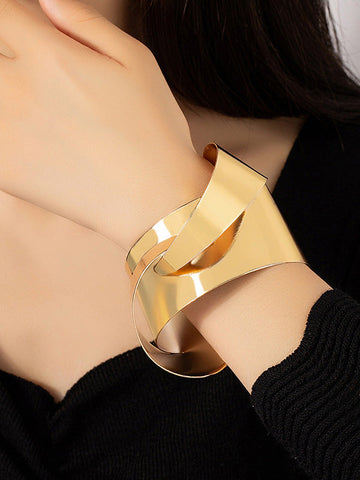 Geometric Hollow Solid Color Bracelet Accessories