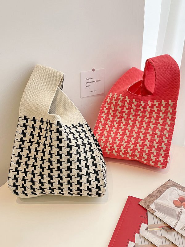 Houndstooth Handbags Bags