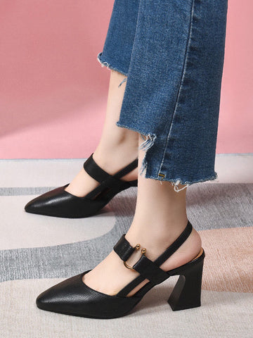 Closed-Toe Casual Shoes Pumps Sandals