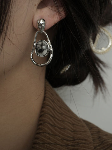 Geometric Hollow Irregularity Earrings Accessories