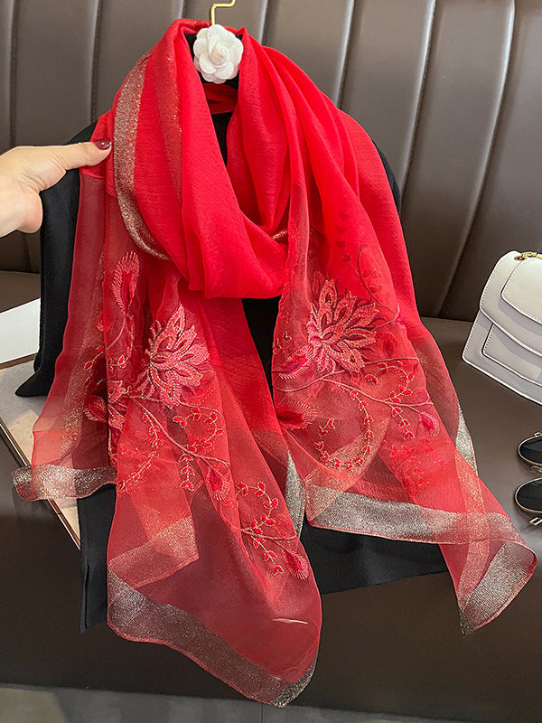 Embroidered Leisure Fashion Shawl&Scarf