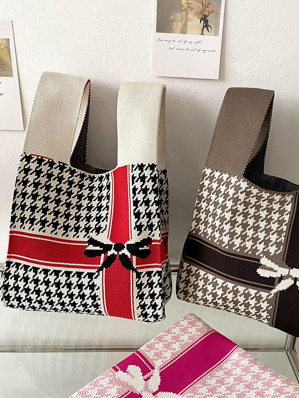 Printed Woven Handbag Bags Accessories