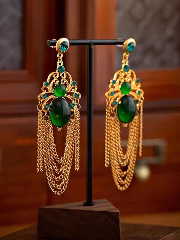 Tasseled Drop Earrings