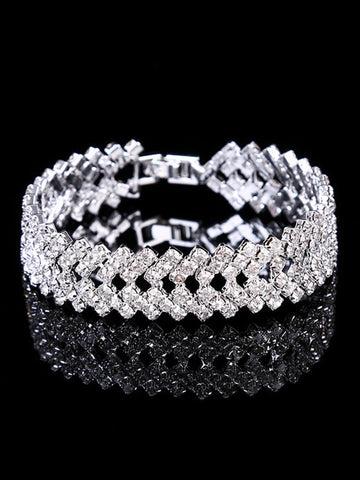 Statement Party Alloy Rhinestone Bracelet Accessories