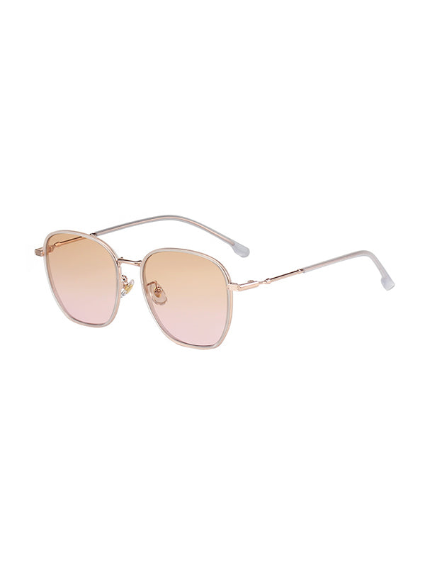 Geometric Sun Protection Sunglasses Accessories