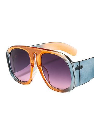 Geometric Sun-Protection Sunglasses Accessories