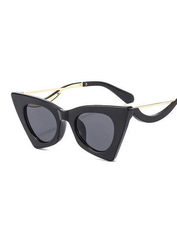 Geometric Hollow Sun-Protection Sunglasses Accessories