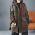 Loose fit Coat | Vintage Coat | Lantern sleeves Coat