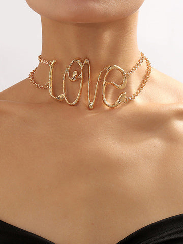 Chains Geometric Hollow Necklaces Accessories