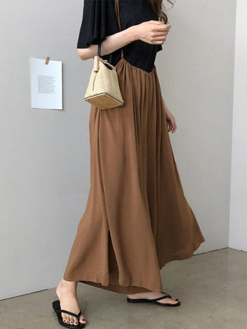 Loose Plus Size Chiffon Light Wide-leg Jumpsuits