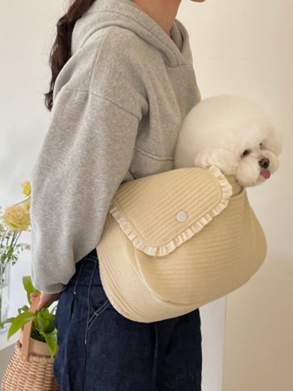 Cute 4 Colors Falbala Pet Bag Accessories