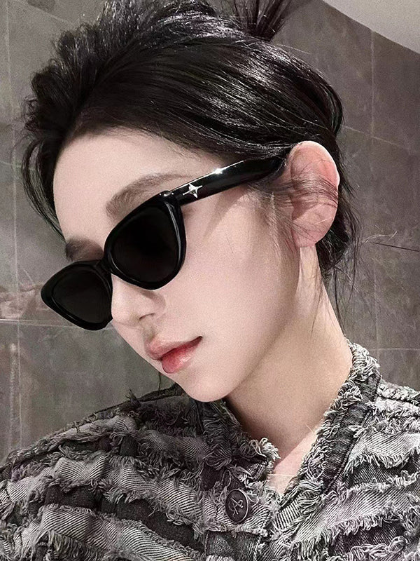 Geometric Sun Protection Sunglasses Accessories