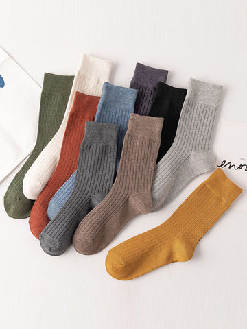 Casual Simple 10 Colors Socks