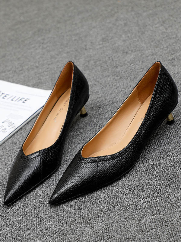 Pointed-Toe Shallow Cut Split-Joint Pumps