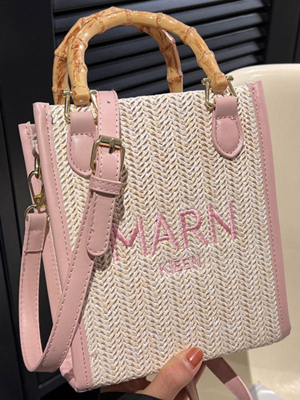 Embroidered Woven Handbags Crossbody Bags Bags