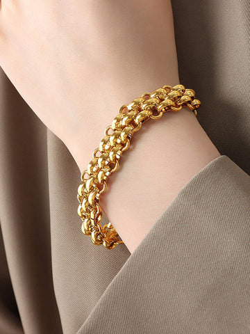 Chains Solid Color Bracelet Accessories