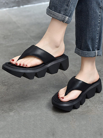 Split-Joint Wedges & Flatform Shoes Slippers