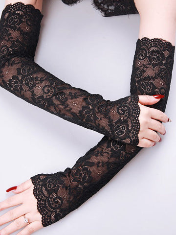 Original 7 Colors Lace Hollow Embroidered Sleevelet Accessories