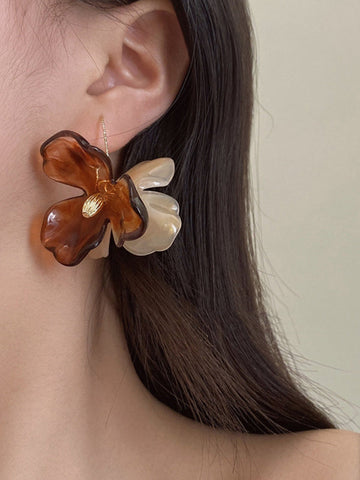 Flower Shape Earrings Accessories Eardrop