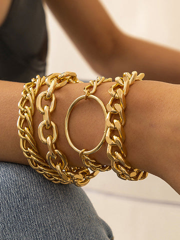 Original Cool Hollow Chains Bracelet