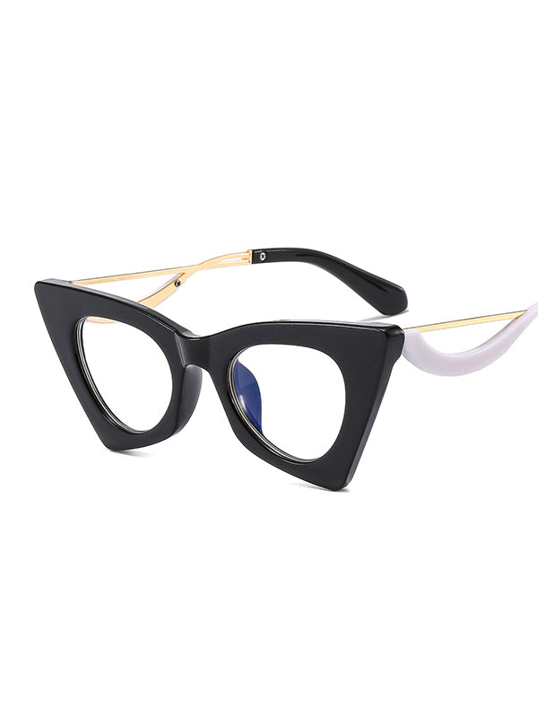 Geometric Hollow Sun-Protection Sunglasses Accessories