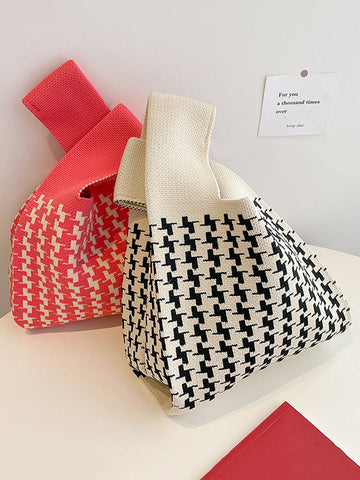 Houndstooth Handbags Bags