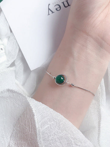 Chic Silver Simple Bracelet