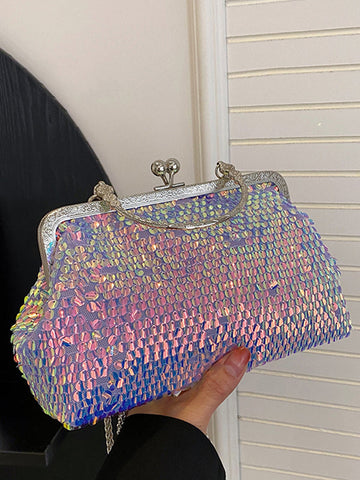 Chains Sequined Crossbody Bags Bags