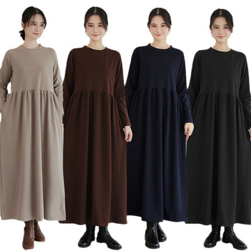 Japanese Style Dress | Long Sleeve Dress | Vintage Dress