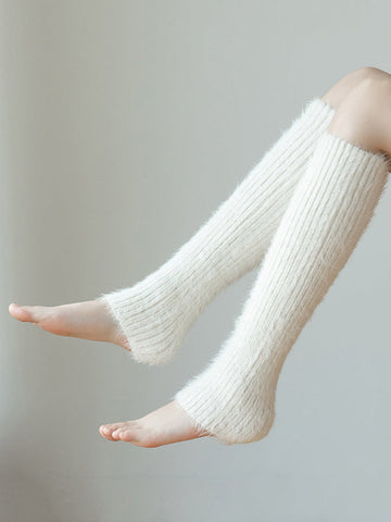 Casual Skinny Keep Warm Solid Color Leg Warmers Accessories