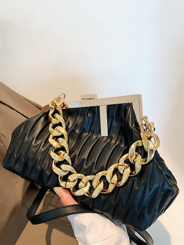 Stylish Chains PU Bags Accessories